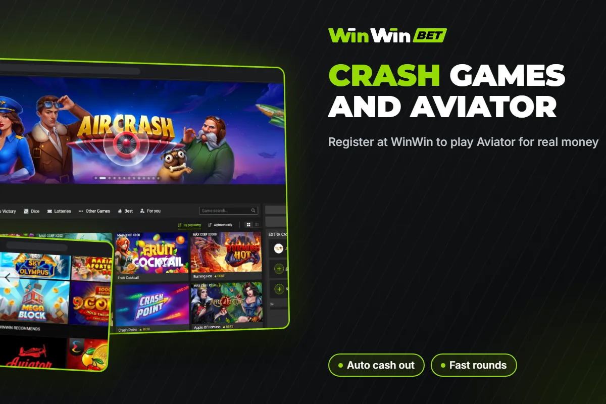 Register at WinWin to play Aviator for real money