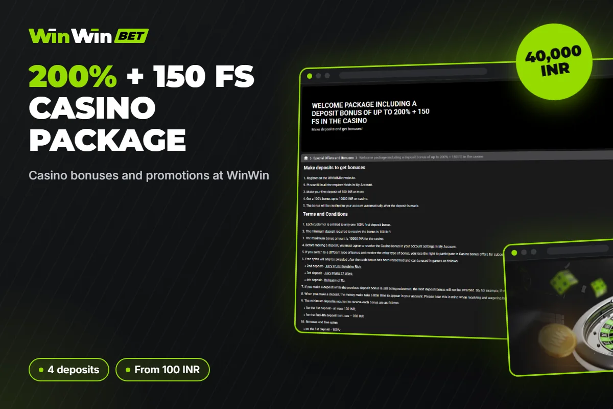 Casino bonuses and promotions at WinWin
