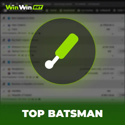 Top batsman cricket bet