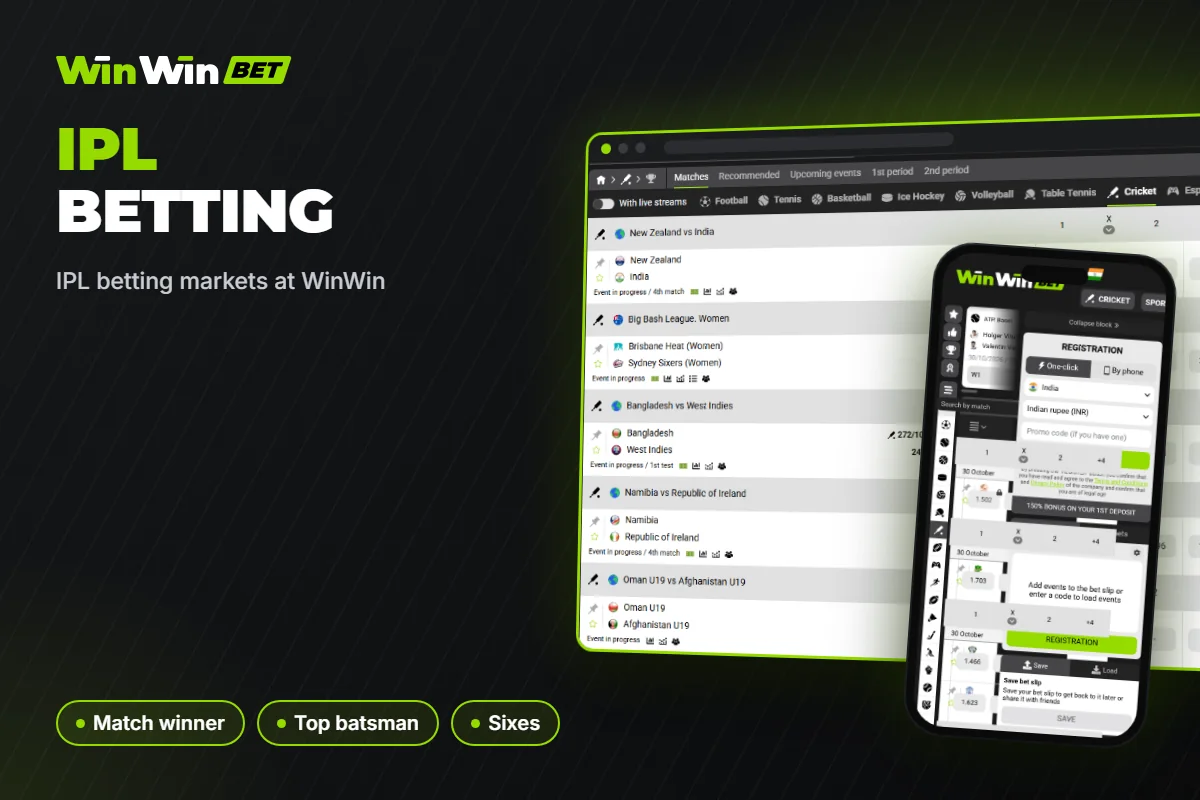 IPL betting markets at WinWin