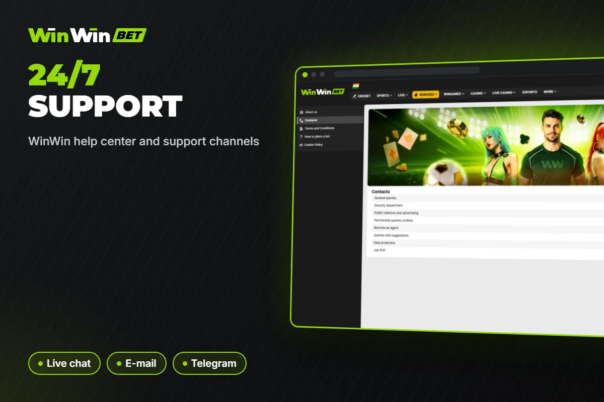WinWin help center and support channels