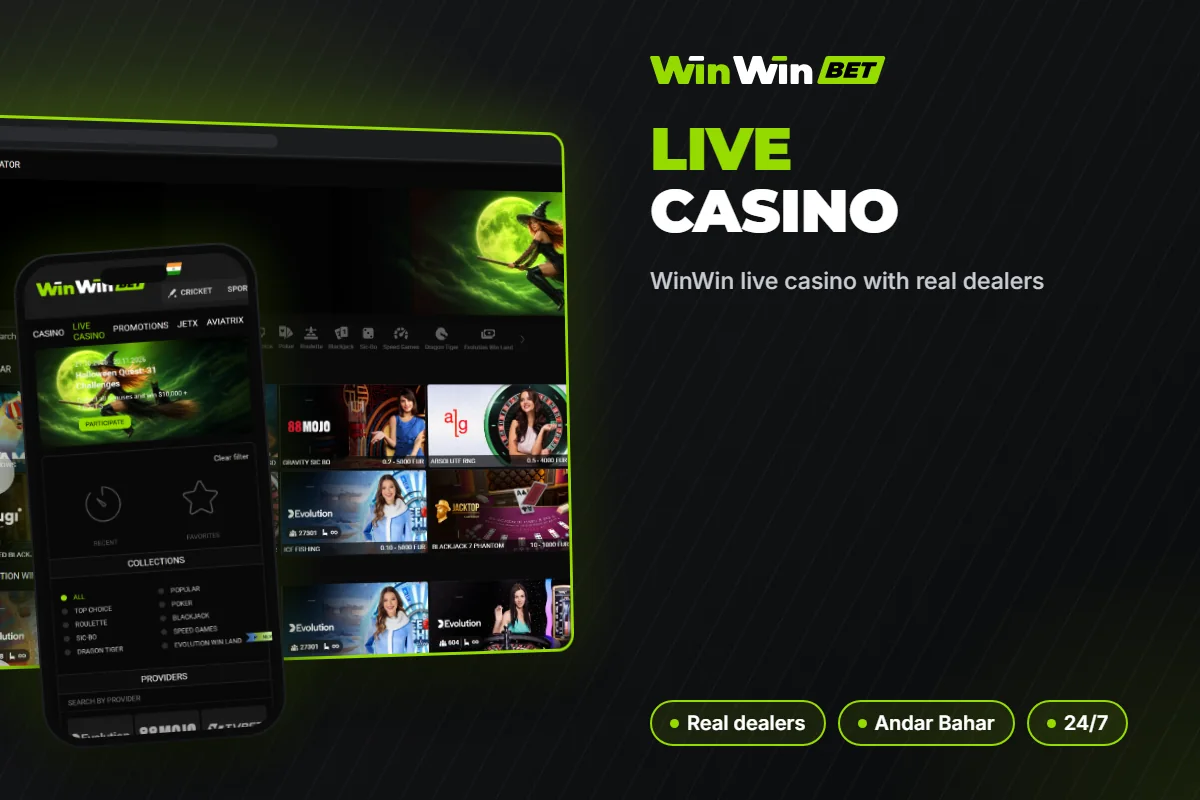 WinWin live casino with real dealers