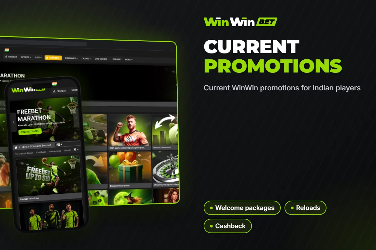 Current WinWin promotions for Indian players