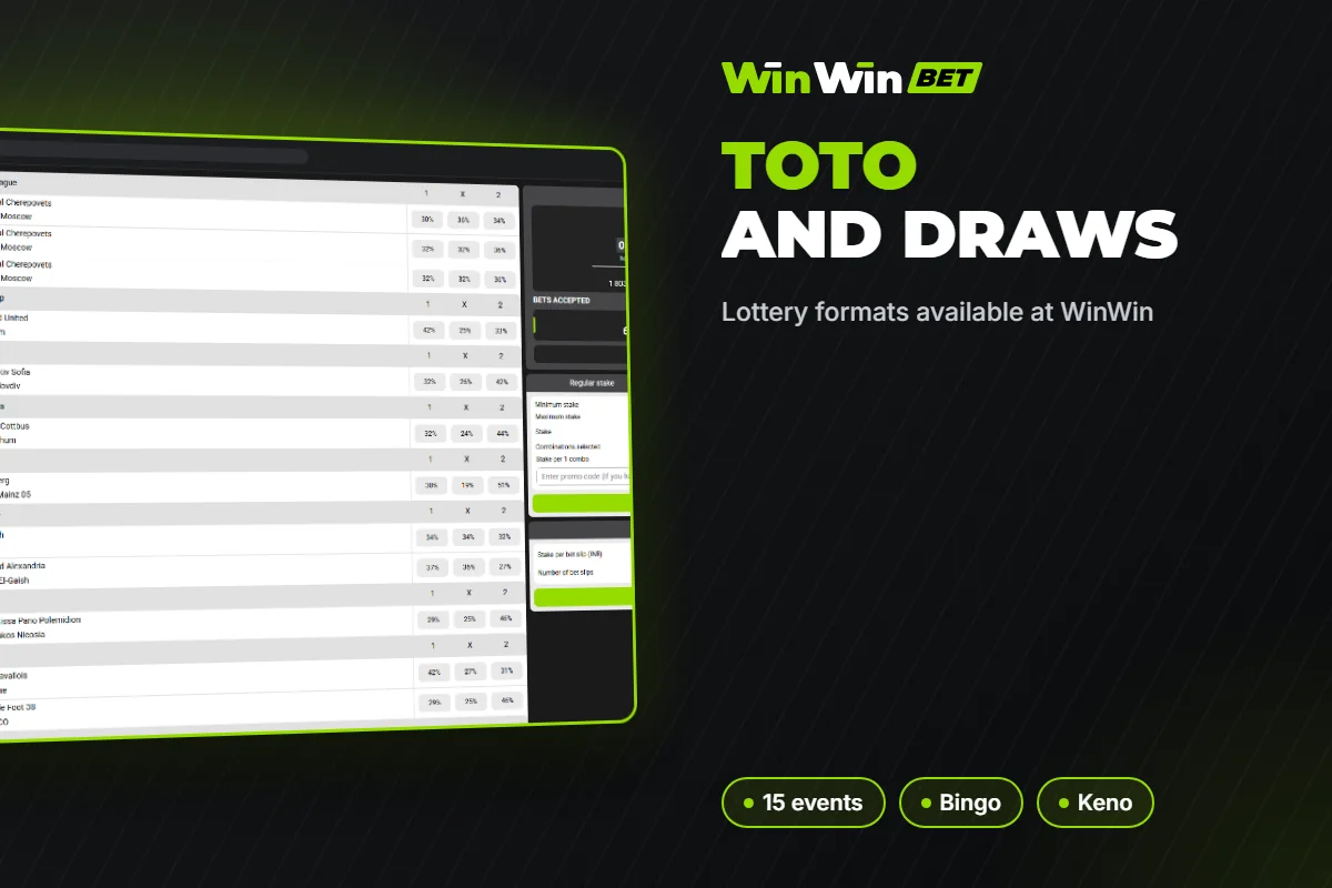 Lottery formats available at WinWin