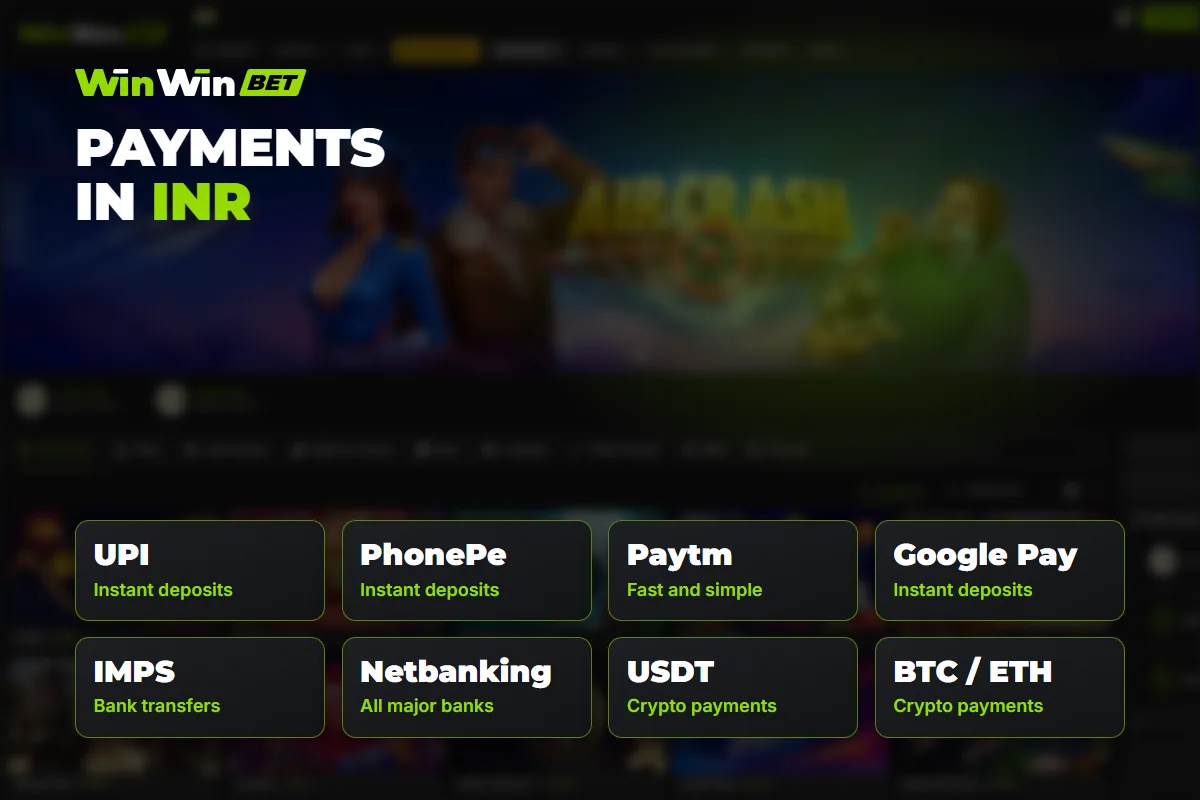 Payments for lottery players at WinWin