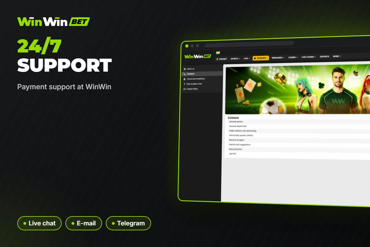 Payment support at WinWin