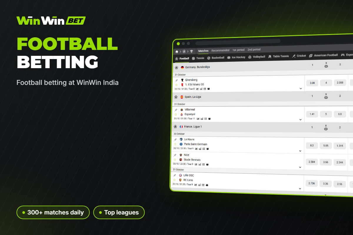 Football betting at WinWin India